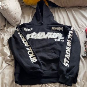 Justin Bieber Stadium Purpose Tour Hoodie Small